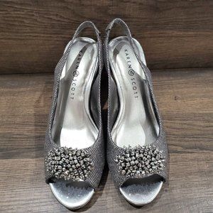 Karen Scott Women's Breena Slingback Peep-Toe Pumps